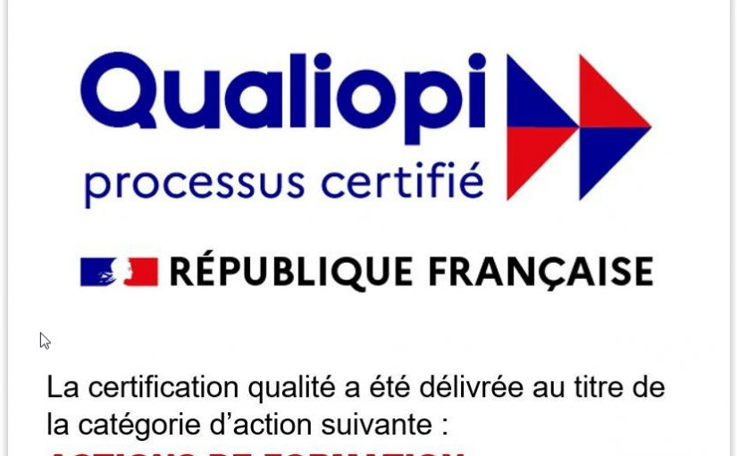 Rodrigue obtient la certification Qualiopi pour ses actions de formation